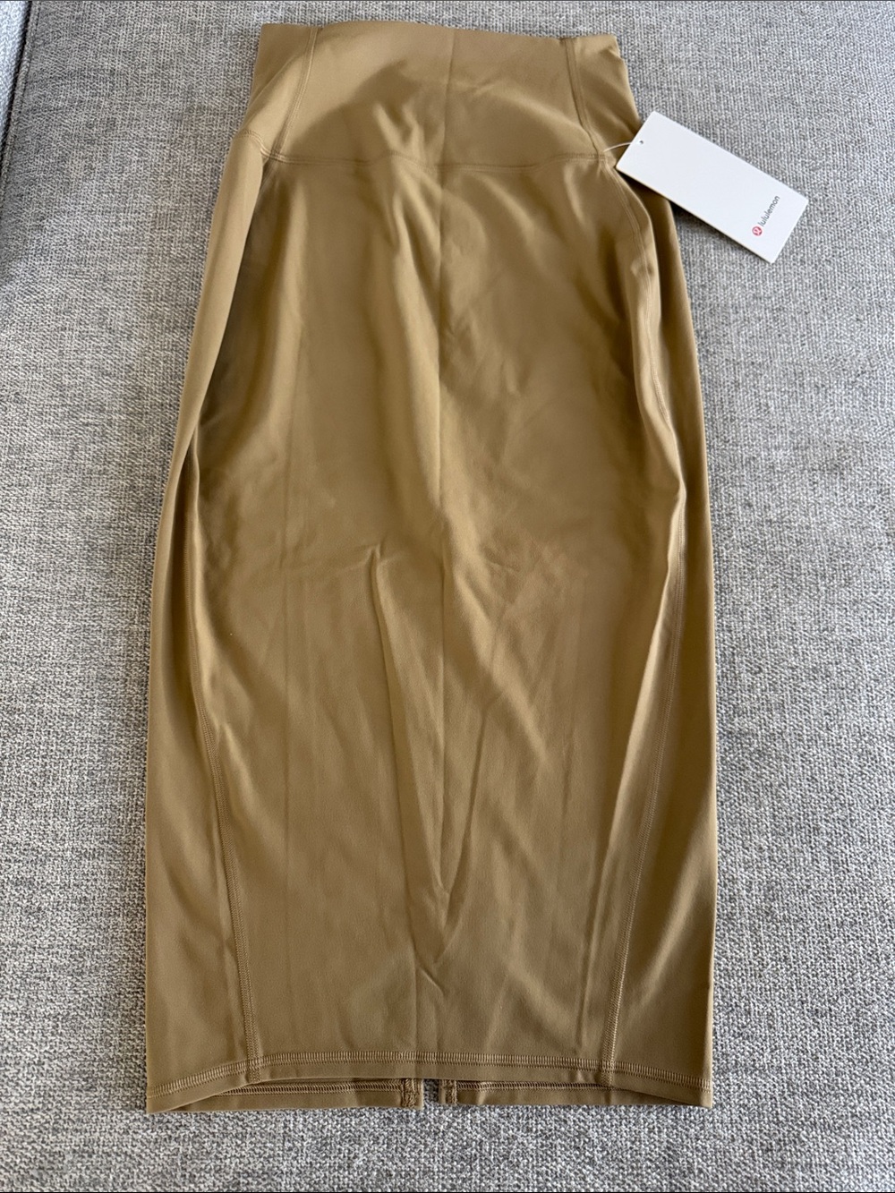 Lululemon Athletica tan High-Rise Align Midi Pencil Skirt Size 4